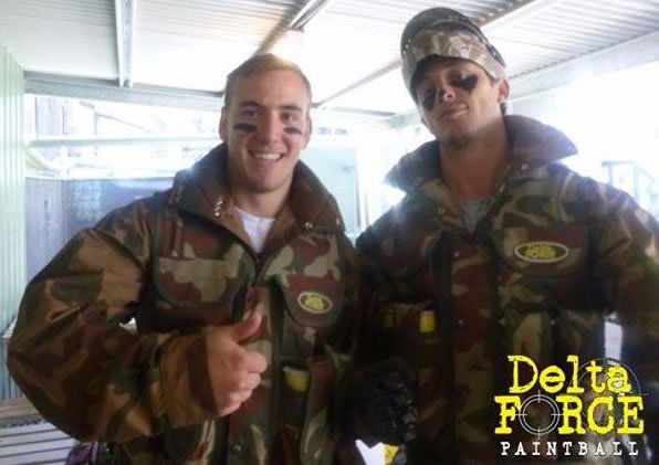 Aussie Men's Rugby 7's team in Appin - Delta Force Paintball